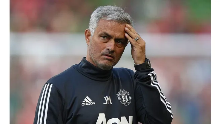 BIEN AZULGRANA. A José Mourinho le salió un hijo fanático a flor de piel del Barcelona.