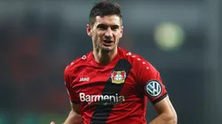 Lucas Alario en Bayer Leverkusen.