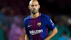 Javier Mascherano pasa sus últimos días en Barcelona.