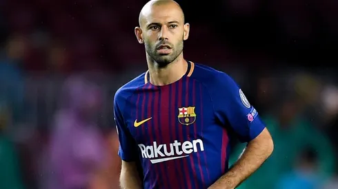 Javier Mascherano pasa sus últimos días en Barcelona.