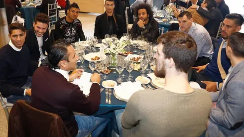 La mesa navideña de Cristiano en Real Madrid