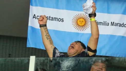 Diego Maradona, siempre expresivo.