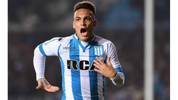 Lautaro Martínez, la carta del gol en Racing