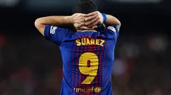 Suárez reclamó que el balón entró.