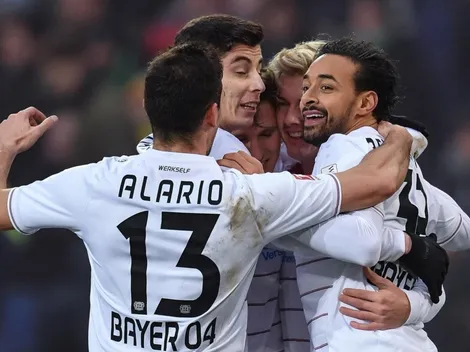 Alario no la tocó, pero Leverkusen y Hannover igualaron con lluvia de goles