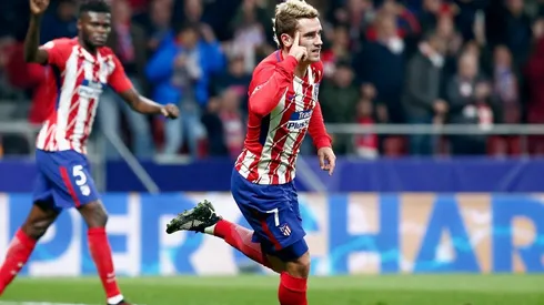 Antoine Griezmann celebra un gol con el Atlético.