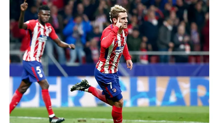 Antoine Griezmann celebra un gol con el Atlético.