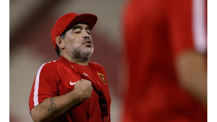 SIGUE SIENDO EL REY. Diego, muy feliz como técnico en Emiratos Árabes.