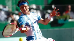 Pico Mónaco defendiendo la piel de Argentina.