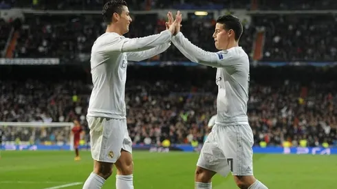 El colombiano y el luso hicieron una buena amistad en el Madrid (FOTO: Getty)