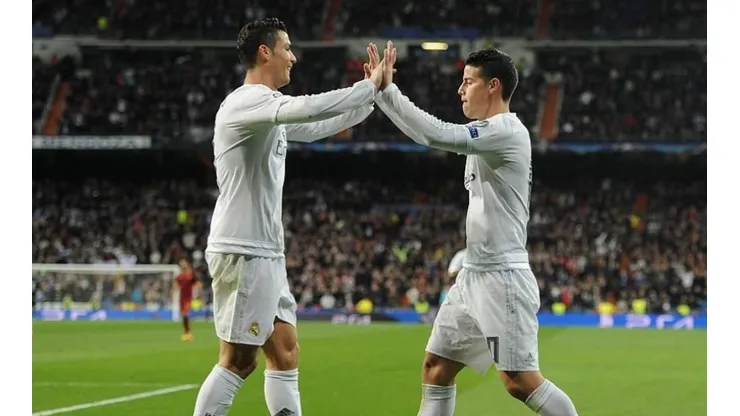 El colombiano y el luso hicieron una buena amistad en el Madrid (FOTO: Getty)