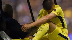 Dario Benedetto llorando en la Bombonera de dolor.