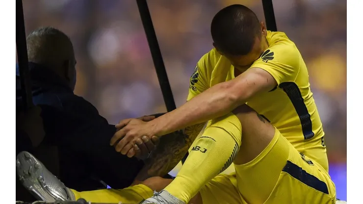 Dario Benedetto llorando en la Bombonera de dolor.