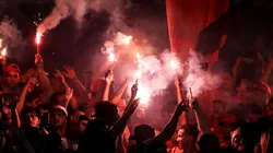 Hinchada de Flamengo en el Maracaná.