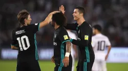 Cristiano celebra con sus compañeros luego del empate con un tanto de gran factura de su autoría (FOTO: Getty)