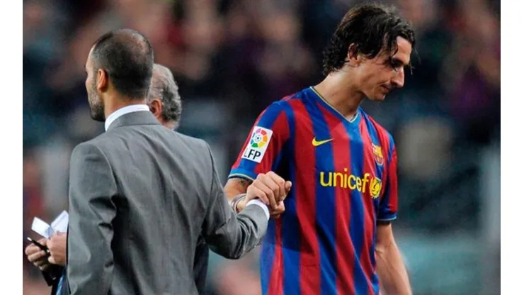 Zlatan no recuerda de la mejor manera a Pep Guardiola como entrenador.