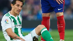 Guardado sufrió una rotura fibrilar en el aductor derecho.