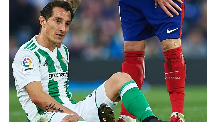 Guardado sufrió una rotura fibrilar en el aductor derecho.