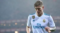 Toni Kroos en un partido de Real Madrid.