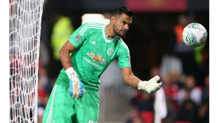 Sergio Romero no es titular en Manchester United.