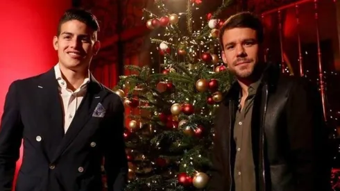 El colombiano estuvo presente en la celebración del cuadro alemán (FOTO: Bayern Oficial)