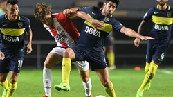 EL ÚLTIMO REGISTRO. En La Plata, el Pincha y el Xeneize empataron 0-0 por la Fecha 23 del pasado campeonato.