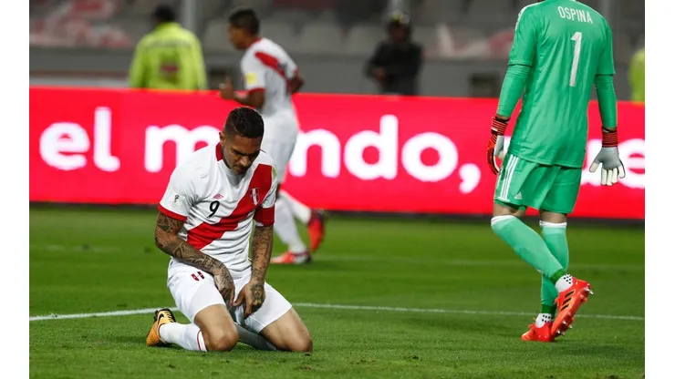 QUÉ DOLOR, PERÚ. Guerrero terminará su suspensión en Noviembre de 2018.
