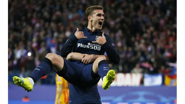 EL MIMADO DEL ATLETI. Griezmann se ha metido en el corazón del aficionado colchonero.