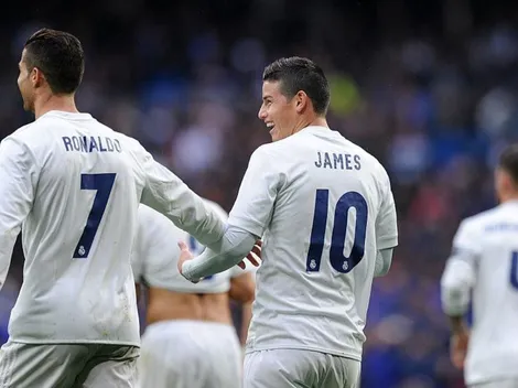 James felicitó a Cristiano Ronaldo por su quinto Balón de Oro