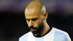 Javier Mascherano en la Selección Argentina.