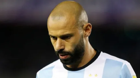Javier Mascherano en la Selección Argentina.