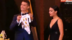 Cristiano Ronaldo y su mujer, Georgina Rodríguez, mostraron el regalo.