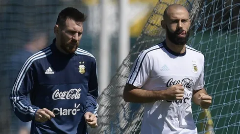 COMPAÑEROS. Messi y Mascherano comparten club y selección desde 2010.