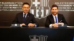 Lionel Messi firmó un nuevo supercontraro con el Barcelona FC hasta 2021