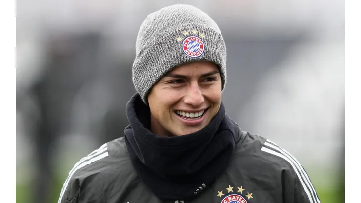 FELIZ. James Rodríguez vuelve a ver minutos y eso es motivo de sonrisa para él (Foto: Getty).