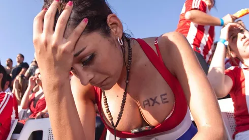 Larissa Riquelme con Paraguay