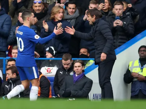 Conte espera por las renovaciones de Hazard y Courtois