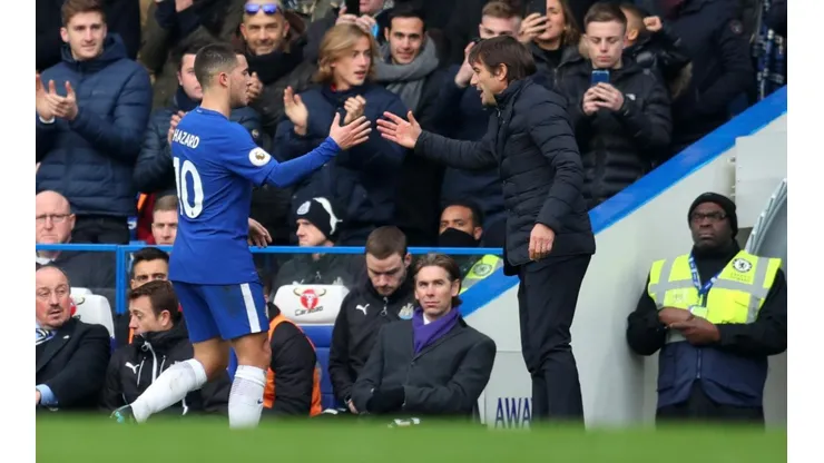 Conte teme perder a Hazard y Courtois en manos de Real Madrid.