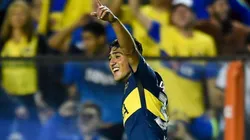 Guido Vadalá festeja su tanto en el primer tiempo.