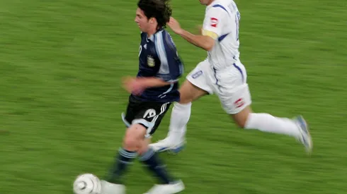 "La Mano de Dios", las curiosas botas de Messi en 2006