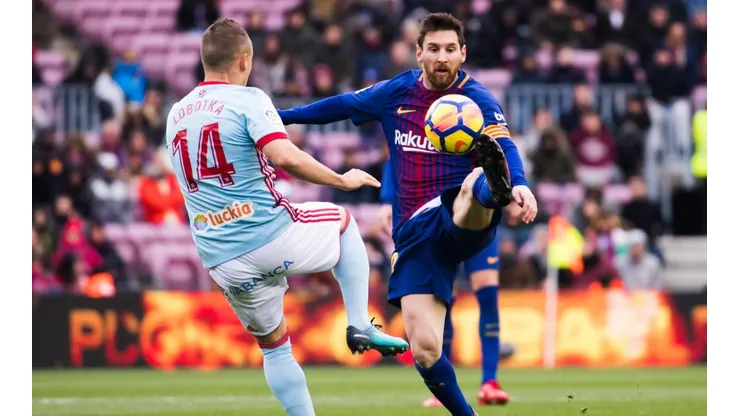 Lionel Messi ante Celta de Vigo