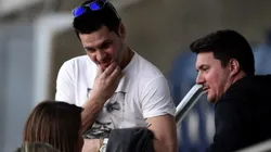 COMPLICADO. Matías Messi junto a sus hermanos en Barcelona.