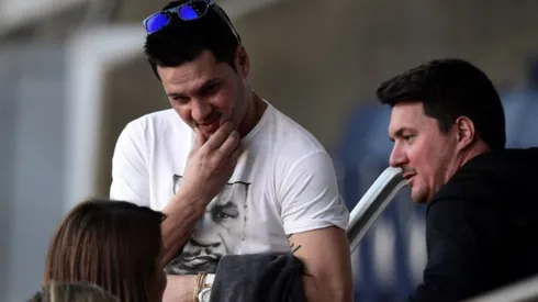 COMPLICADO. Matías Messi junto a sus hermanos en Barcelona.