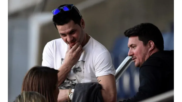 COMPLICADO. Matías Messi junto a sus hermanos en Barcelona.