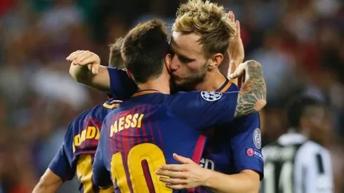Messi y Rakitic, compañeros en Espana, rivales en Rusia.