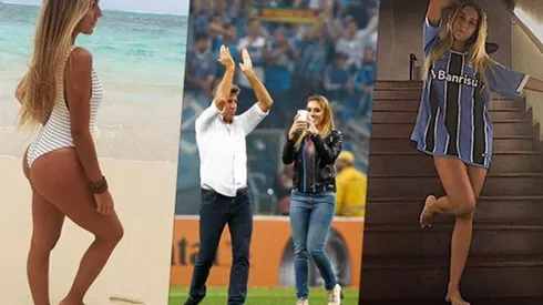 Carolina Portaluppi, hija del DT de Gremio.