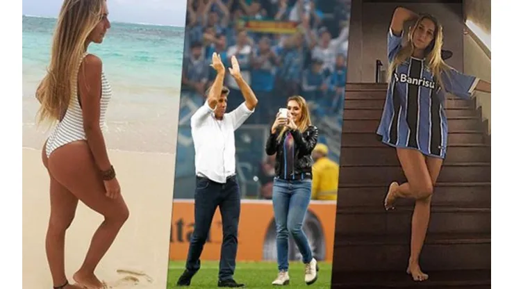 Carolina Portaluppi, hija del DT de Gremio.