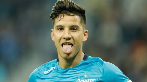 El delantero se burló de Lanús a la distancia.