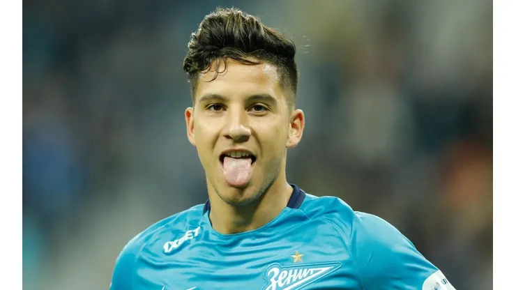 El delantero se burló de Lanús a la distancia.