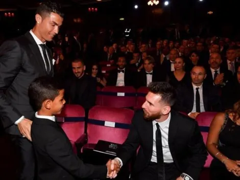 El hijo de Cristiano empieza a mostrar "cositas" del papá